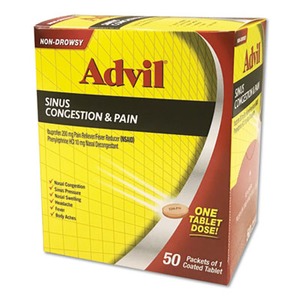 Advil Sinus Congestion Pain Relief - PFI019901 - Shoplet.com