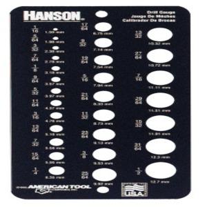 Stanley Products Irwin Hanson Drill Bit Gauges - 12092 - 585-12092 ...