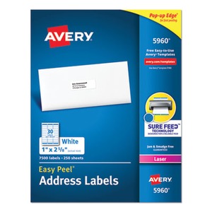 Item 596: 4-Up 3 1/2 x 2 Fold-over Business Card Paper 8 1/2 x 11 Sheet  (250 Sheets)