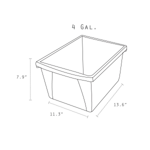 Storage Bins by Storex STX61514U06C