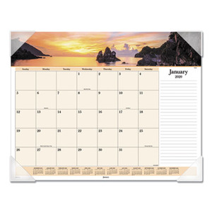 At-a-Glance Images of the Sea Monthly Desk Pad Calendar - AAGDMD14132 ...