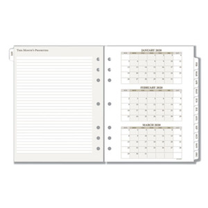 DAY RUNNER,INC. Two-Pages-Per-Day Planning Pages Refill - DRN491225 ...