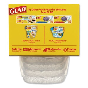 Glad Holiday Edition Mini-Round Food Storage Containers with Lids