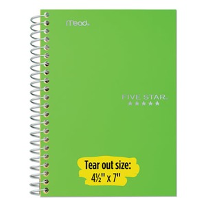 Five Star Reinforced Insertable Notebook Paper, College Ruled, 11