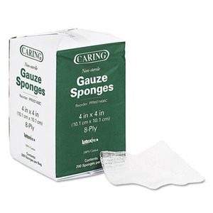 Dermacea USP Type VII Gauze Sponge, 4 x 4 inch