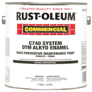 Rust Oleum Industrial Rust Oleum Commercial C System Voc Dtm Alkyd Enamel Rust Preventive