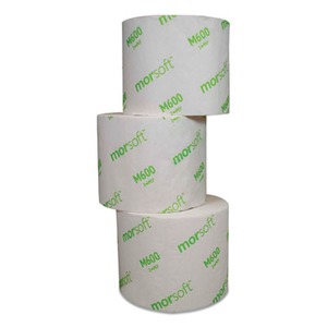 Morcon Paper M600 Morsoft 2-Ply Controlled Bath Tissue – White, 48 Rolls/Case
