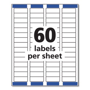 Avery Easy Peel White Address Labels w/ Sure Feed Technology - AVE5195 ...