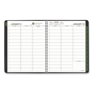 At-a-Glance Recycled Weekly Vertical-Column Format Appointment Book ...