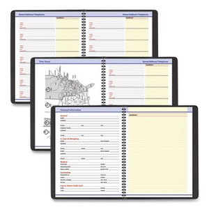 At-a-Glance QuickNotes Weekly Vertical-Column Format Appointment Book ...