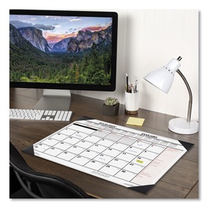 At-a-Glance Two-Color Monthly Desk Pad Calendar - AAGSK117000 - Shoplet.com