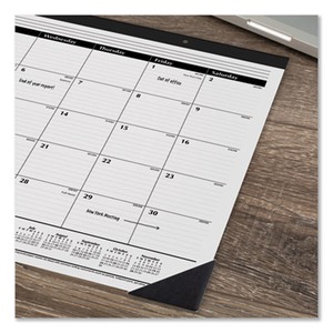 SK2400 Desk Pad AT-A-GLANCE 2019 Desk Calendar Ruled Blocks Standard 21-3/4 x 17 