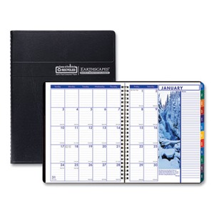 House Of Doolittle Recycled Earthscapes Weekly/Monthly Planner - HOD273