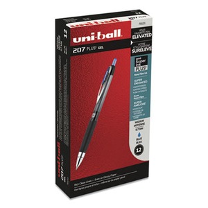 Uni-ball 207 PLUS+ Gelstifte 0,7 Mm – 6 Stück Assorted Colors, Wasserfest & Schmierfest, Mit Super Ink PLUS+