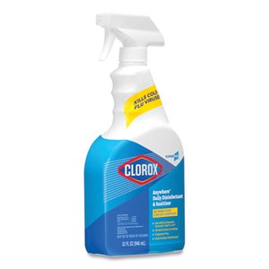 Clorox Anywhere Hard Surface Sanitizing Spray - CLO01698 - Shoplet.com