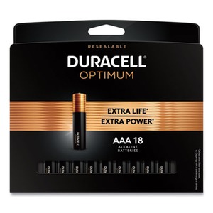 batteries alkaline duracell optimum