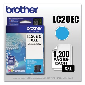 Brother LC20EC INKvestment Super High-Yield Ink - BRTLC20EC - Shoplet.com