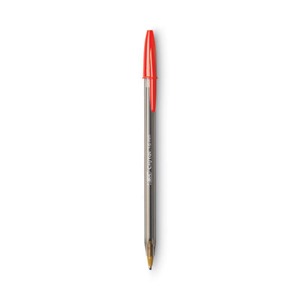 Bic Crystal Xtra Bold 1.6MM Red Ballpoint Pen (Red Ink)