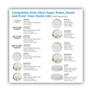 Dixie Pathways Soak-Proof Shield Mediumweight Paper Plates