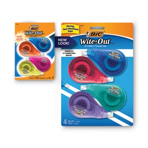 ぴーたん BIC Wite-Out EZ Correct Correction Tape - BICWOTAPP418
