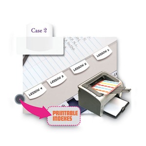 Redi tag Laser Printable Index Tabs RTG33117 Shoplet com