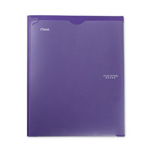 Five Star Customizable Pocket and Prong Poly Folder