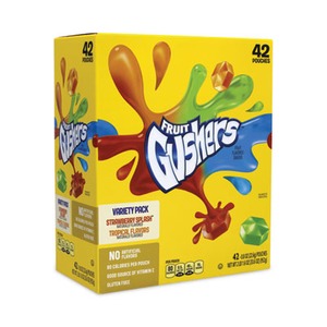 General Mills Fruit Gushers Fruit Snacks - GRR22001036 - Shoplet.com