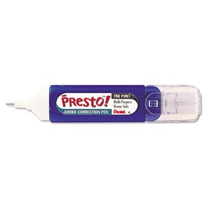 Pentel Presto Multipurpose Correction Pen - PENZL31W - Shoplet.com