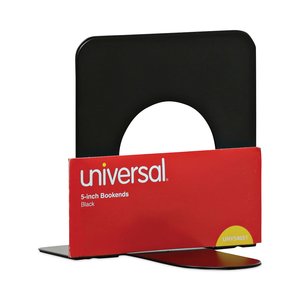 Universal Magnetic Bookends - Black Metal, 6"W X 5"D X 7"H For Books & Binders - View #13