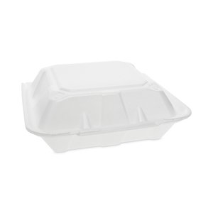 Pactiv Vented Foam Hinged Lid Container - PCTYTD199010000 - Shoplet.com