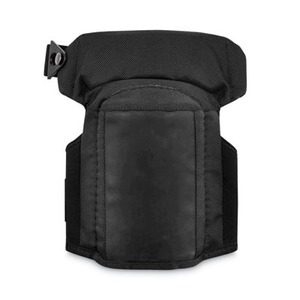 ProFlex 450 Hinged Slip Resistant Gel Knee Pads, Soft Cap, Hook and Loop Closure, Black, Pair, Ships in 1-3 Business Days