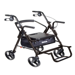 Drive Devilbiss Healthcare Duet Dual Function Transport Wheelchair ...