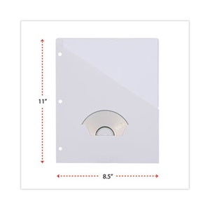 Universal Slash-Cut Pockets for Three-Ring Binders - UNV61687 - Shoplet.com