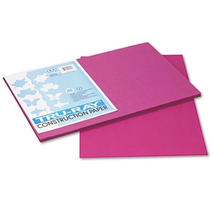 12x18 White Construction Paper by Pacon -- PAC8707 