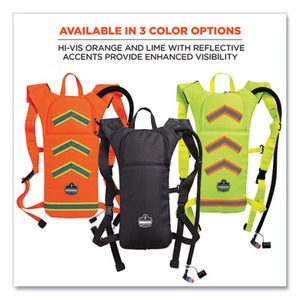 Chill-Its 5155 Low Profile Hydration Pack, 2 L, Hi-Vis Lime, Ships in 1-3 Business Days