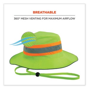 Ergodyne Corporation GloWear 8935 Hi-Vis Ranger Sun Hat