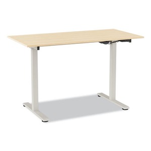 Union & Scale Essentials Electric Sit-Stand Two-Column Workstation ...