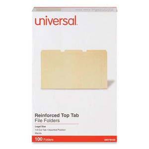 Two-Piece Two-Prong Paper Fastener Bases by Universal® UNV81011