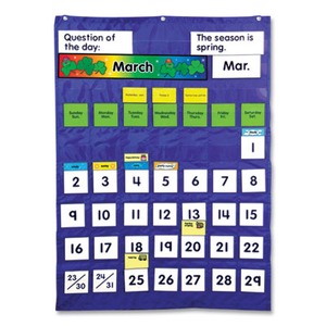 Carson Dellosa Complete Calendar and Weather Pocket Chart