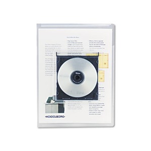 Universal Transparent Deluxe Locking Project Files with CD-ROM