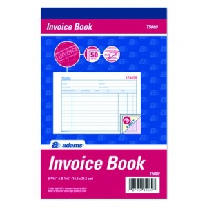 Adams Invoice Book - ABFT5080 - Shoplet.com