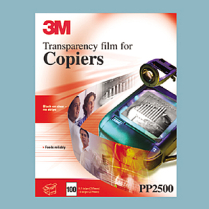 3m Recycled Paper Backed Transparency Film for Plain Paper Copiers -  MMMPP2410 