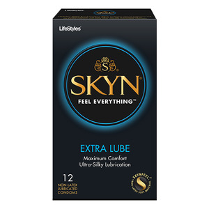 Sxwell Usa Llc Lifestyles SKYN Extra Lubricated Polyisoprene Condoms, 12  Count - ANS27512 - Shoplet.com