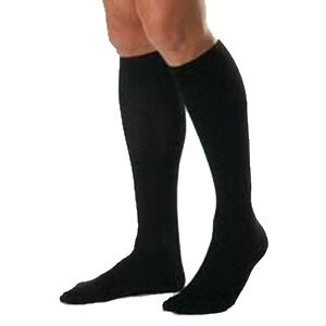 Bsn Jobst Men's Knee-High Ribbed Compression Socks Large Full Calf ...