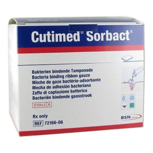 sorbact dressing Antimicrobial Wound Contact Layer especially around the edges CUTIMED Sorbact Bacteria and Fungi