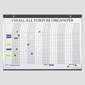 Visual organizer Visu-Board Erasable All-Purpose Organizer w/Comp ...