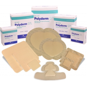 Deroyal Industries Inc Polyderm GTL Foam Wound Dressing 4