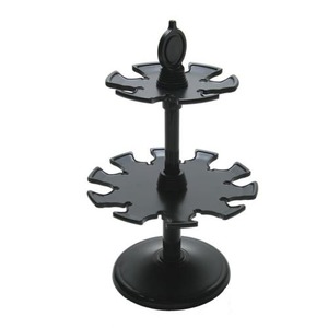 Sparco Rubber Stamp Rack, 2 Wheel, 16 Stamp Capacity, Black - SPR01477 ...