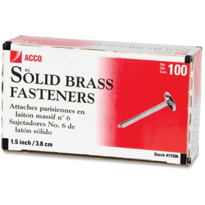 Acco Brass Fasteners - ACC71506 - Shoplet.com