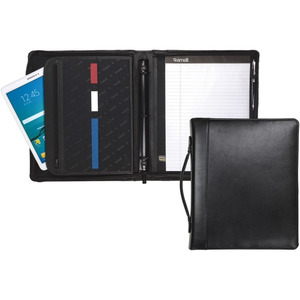 Samsill Regal Leather Zipper Binder - SAM15540 - Shoplet.com